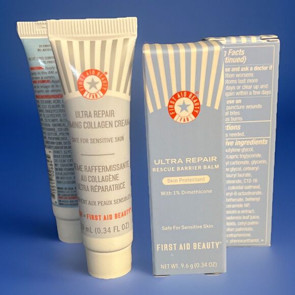 First Aid Beauty Other - First Aid Beauty ULTRA REPAIR Rescue Barrier Balm 1% Dimethicone +Collagen Cream